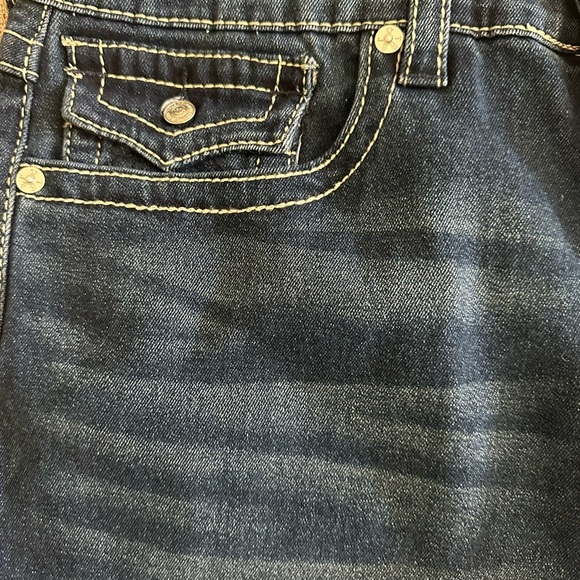 TRUE RELIGION GENO BIG FLAP RELAXED SLIM JEANS 36 X 32 - Picture 4 of 9